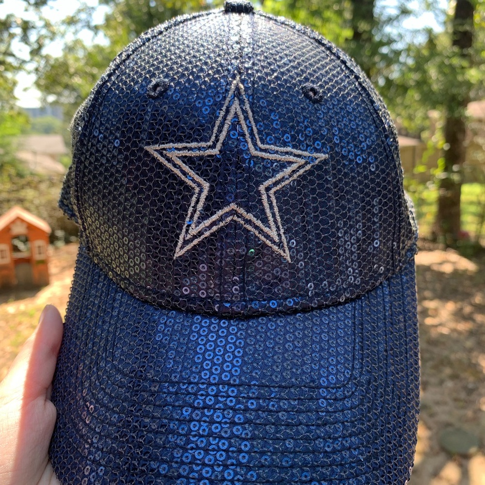 Limited Edition Dallas Cowboys Sequin Cap by PINK